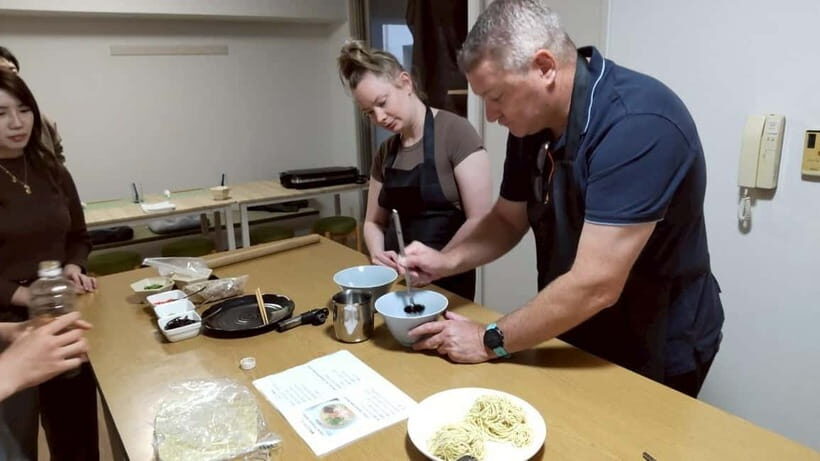 Osaka: Cooking Class Ramen & Gyoza Course in Nanba - The Tasting Session: Eat What You Made With Drinks