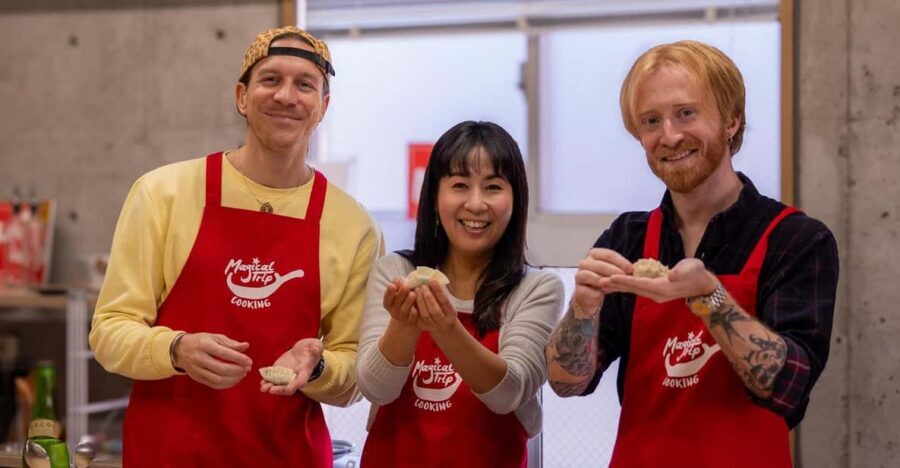 Osaka: Cooking Class & Sake Tasting with Local Market Visit - 4 hours, max 7 people: what the studio time feels like