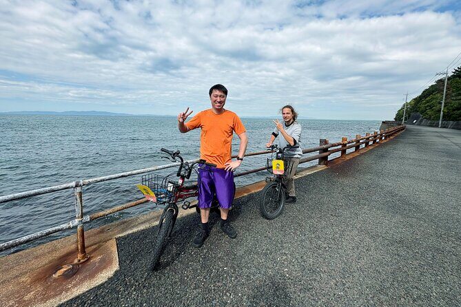 Osaka : Cycling Tour Private Seaside Ride Near Kansai Airport - Stop 5: 長松海岸—the tour’s standout coastline photo stop