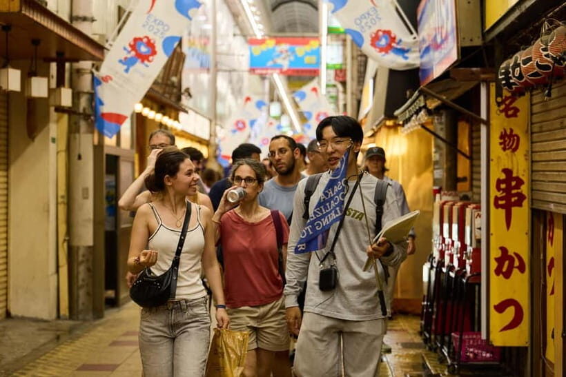 Osaka: Dark Side of Osaka Night Walking Tour - Shinsekai’s New World: Paris vs. Coney Island in 1912