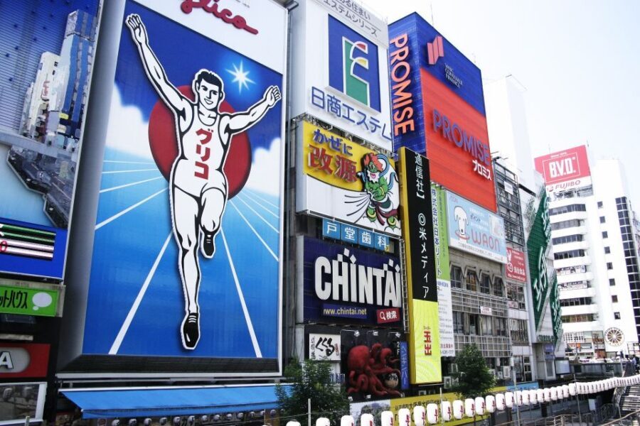 Osaka: Full-Day Sightseeing Tour by Private Vehicle - Dotonbori: Times Square comparisons, but with side-street Osaka