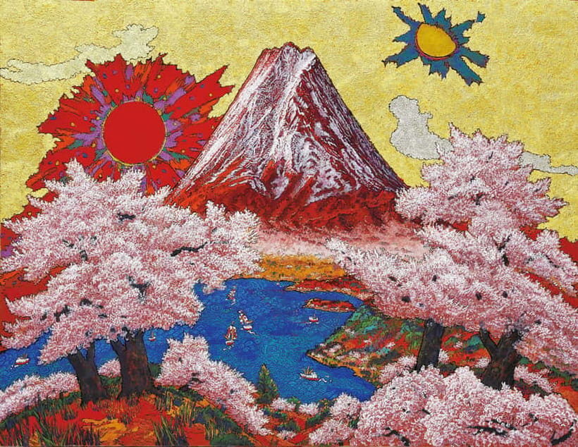 Osaka: Koji Kinutani Tenku Art Museum Entry Ticket - Blue and Red Galleries: Two Moods, One Artist’s World