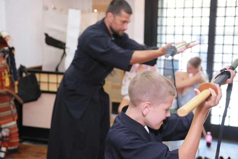 Osaka: Learn Bushido - Trial Slashing with Samurai Sword - Step 4: Iai Basics With Practice Swords (Battou, Chiburui, Nottou)