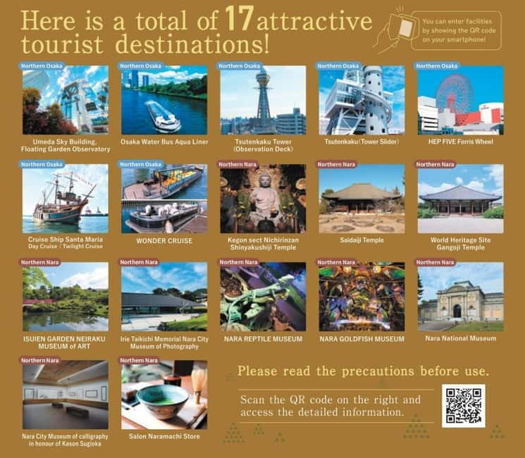 Osaka-Nara: 2-Day Discovery Pass - Key things to know before you go