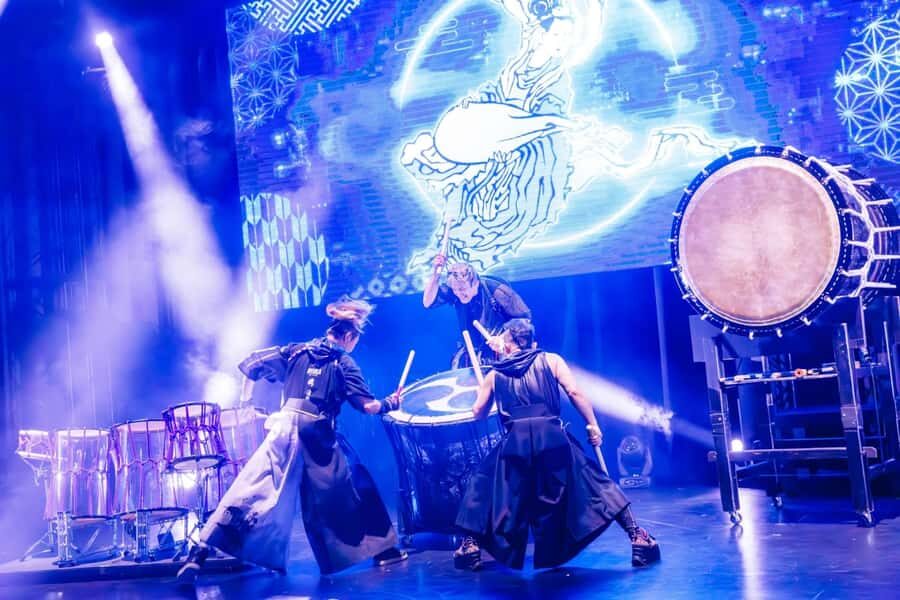 OSAKA NIGHT FUSION Japanese Taiko Kabuki Samurai Dance Show - Finding Tempo Harbor Theater (4F): The Part That’s Easiest to Screw Up