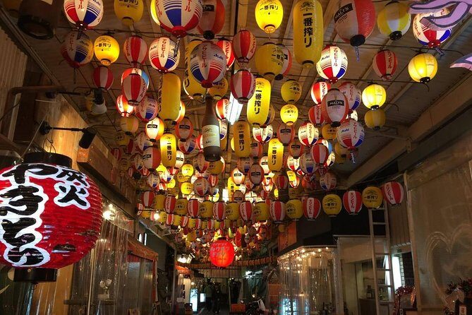 Osaka Nighttime tour - Stop 1 street snacks: start light, then calibrate