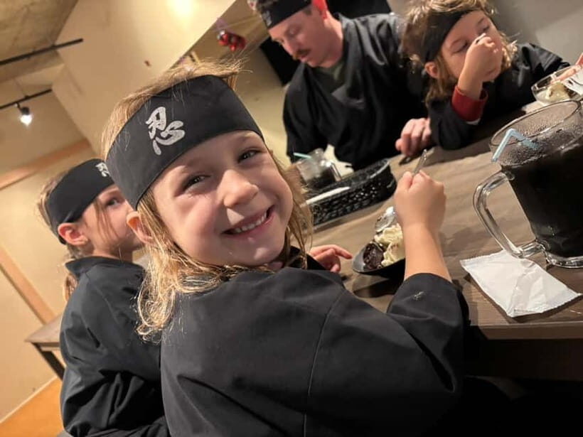 Osaka: Ninja Experience Cafe in Dotonbori - From Dotonbori Stairs to Ninja Gear on the 4th Floor