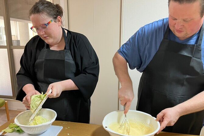 Osaka Okonomiyaki Cooking Class "Learn here and make it at home" - Location check: central Osaka with an easy walk to get your bearings