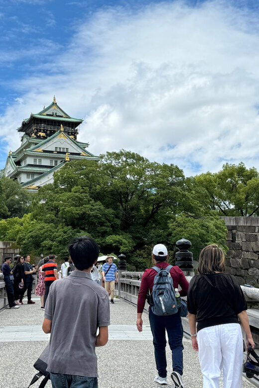 Osaka: Osaka Castle & Historical Museum Guided Tour - Walking the Osaka Castle grounds with purpose