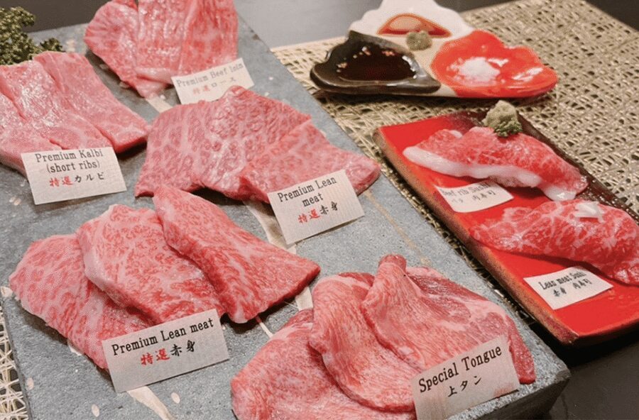 Osaka: Premium Wagyu Yakiniku at Nikuoroshi Mannoya Bettei - Yakiniku plus seared meat sushi: the course’s smart flavor contrast