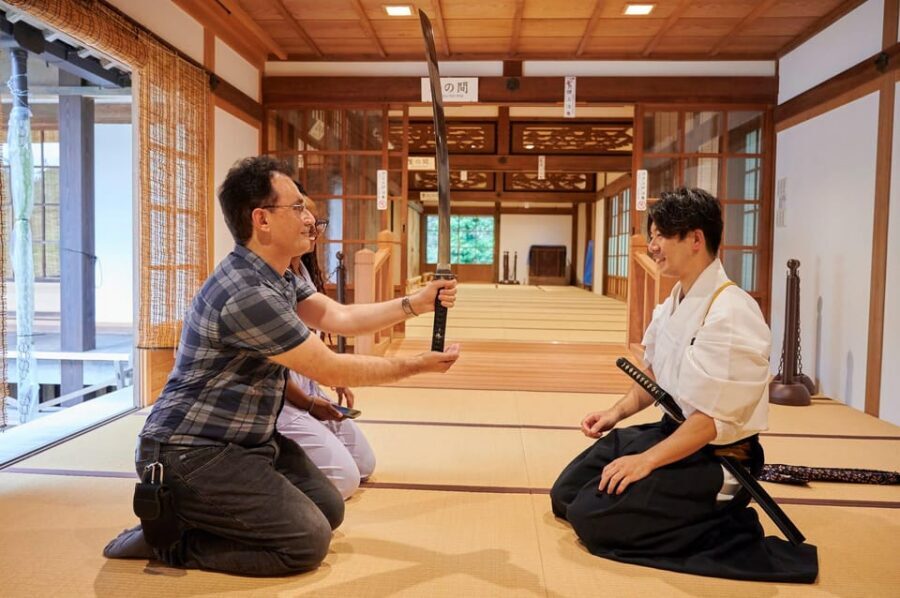 Osaka: Private Samurai Experience - Train with Sword Master - The sword master: Tatsuya Watanabe’s training path and teaching style