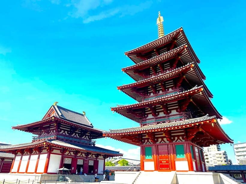 Osaka: Private Tour of Shitennoji, Osaka's Oldest Temple - Stop 1: Meeting at the Shitennoji Stone Torii Gate
