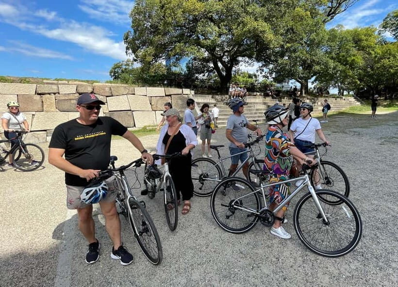 Osaka: Rent a Touring Bike to Explore Osaka and Beyond - Rivers and Osaka Castle grounds for your first loop