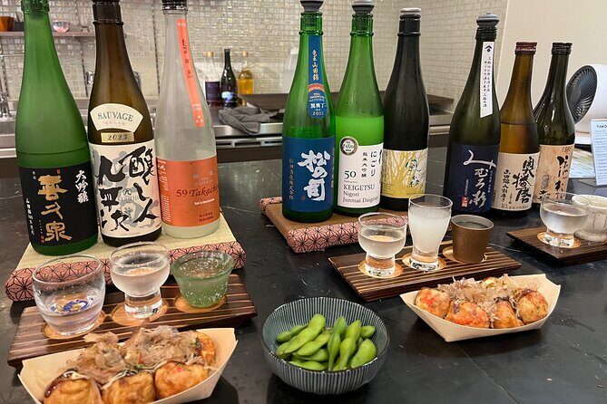 Osaka Sake Tasting & Takoyaki Cooking Experience - Takoyaki DIY: The Secret Recipe, Wagyu, and Cheese Twist