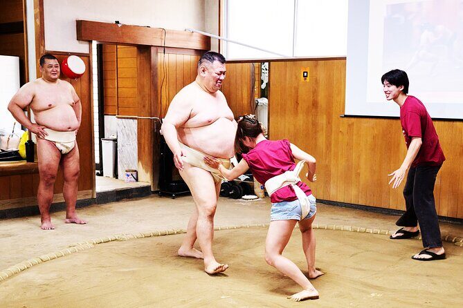 Osaka Sumo Experience with Live Show and Audience Challenge - How the pre-bout rituals make the sport easier to understand