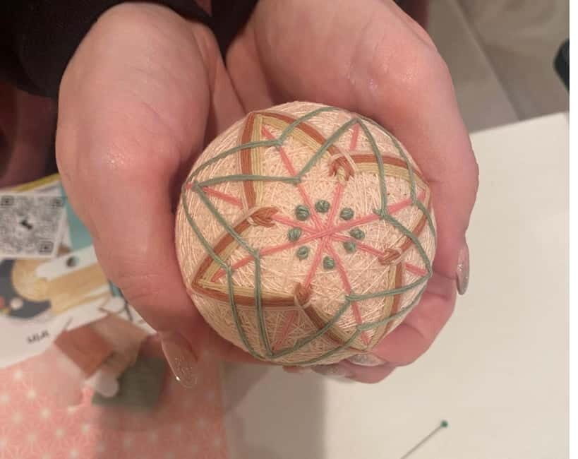 Osaka: Temari Embroidery Workshop - Learning the Stitches: What Guidance Feels Like in Practice