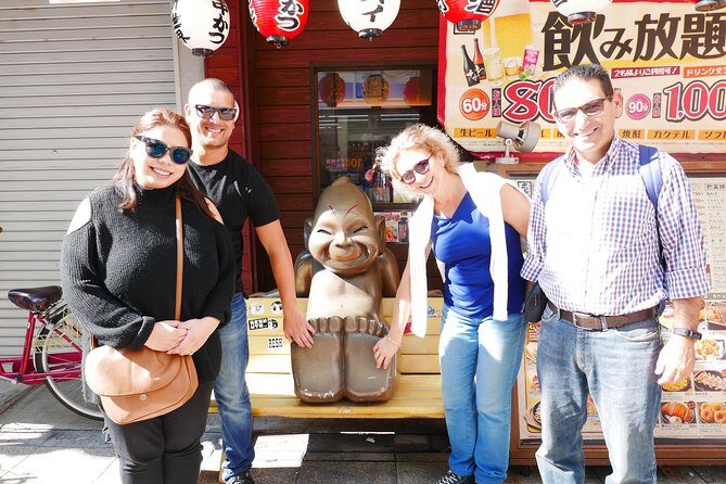 Osaka Walking Tour - The walk into Dotonbori ends on Ebisu-bashi