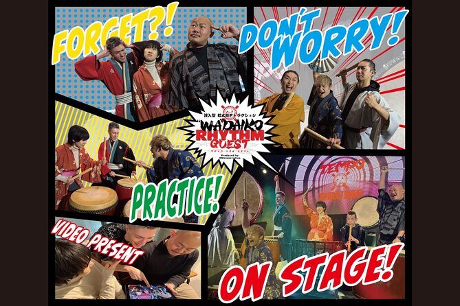 OSAKA:Feel the Power! Learn Taiko Drum from Professionals - Tempo Harbor Theater and the taiko quest premise