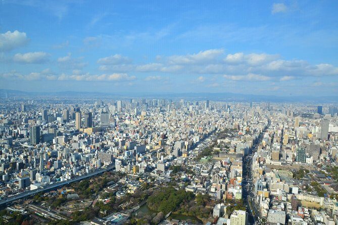 Osaka’s Best and Brightest: Private Full-Day Tour by Vehicle - Abeno Harukas and Tennoji: skyline views plus a built-in lunch window