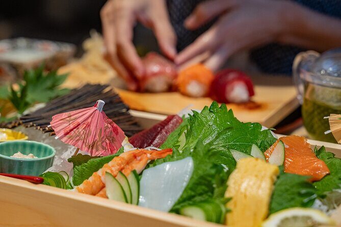 Popular Sushi Making Class near Tokyo Tower - The sushi you eat: fresh ingredients and a satisfying portion