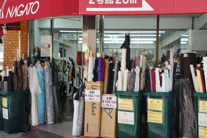 Private Nippori Fabric Town Walking Tour - Nippori Fabric Town stop: fabrics, notions, buttons, and leather