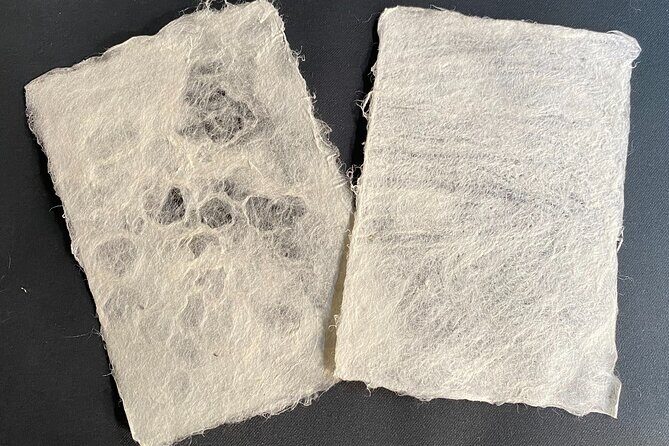 Private Workshop to Create Paper Last for 1,000 years in Ueno - Ueno washi workshop: four handmade papers you can actually use