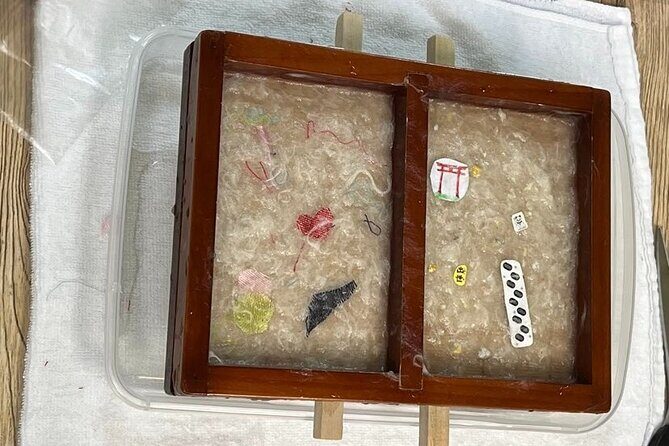 Private Workshop to Create Paper Last for 1,000 years in Ueno - Drying time becomes paper tea time: kozo leaves and local sweets