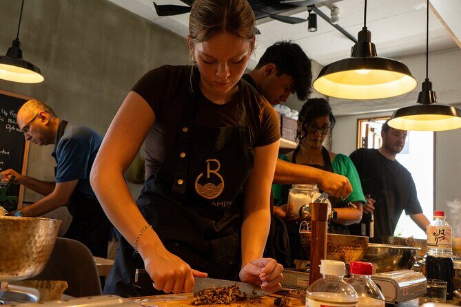 Professional Ramen & Gyoza with Ramen Chef in a restaurant! - Gyoza time: folding, teamwork, and not panicking