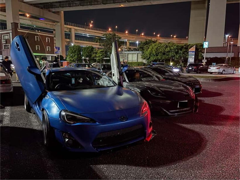 R34Skyline Daikoku PA Fast & Furious Private Experience - Rainbow Bridge: Tokyo’s best view when you’re not on foot