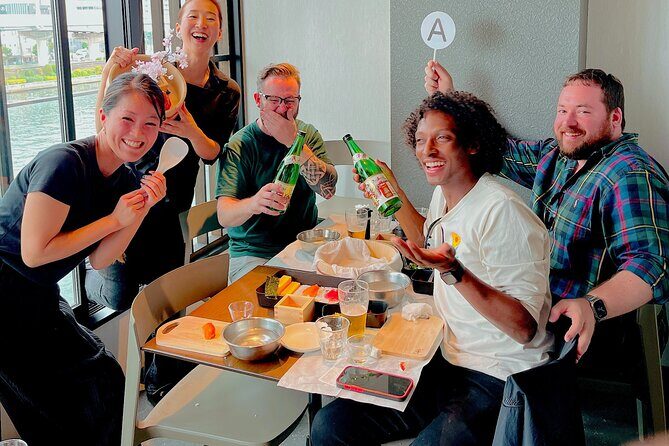Ramen and Sushi Cooking Class with Sake Pairing Set in Tokyo - Key things to know before you go
