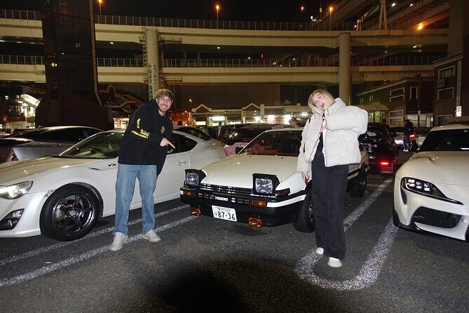 Real Tokyo Runner Club : Daikoku Car Meet Night Tour with JDM Car - Arriving at Daikoku Parking Area: what the night setup feels like