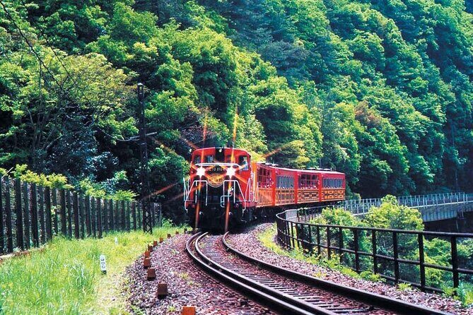 Sagano Romantic Train & Arashiyama, Kiyomizudera, Fushimi Inari Taisha Day Tour - Kiyomizu-dera: The Wooden Stage View and Otowa Falls