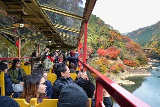 Sagano Romantic Train Ticket - Stop 1 on this ride: your boarding moment and the seat reality