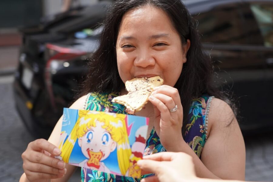 Sailor Moon Tour in Azabujuban, Tokyo - The finish: tarot-style fortune telling and an izakaya meal with Sailor Moon on