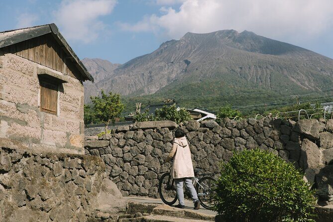 Sakurajima One Day Round Journey with E-bike - Buried Shrine Gate: a short stop with a big emotional punch