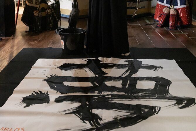 Samurai Calligraphy:Final brushstrokes of a lifetime before a War - What’s Included: Outfit, Tools, Assistant, and Photo Help