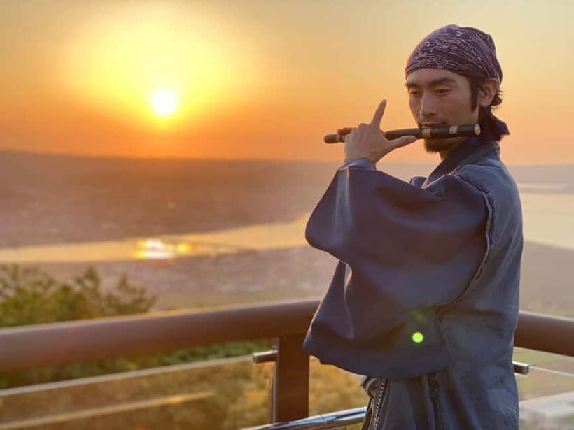 Samurai Swordsmanship and Sound Meditation in nature - Standing Zen + sound meditation: flutes, drums, koshi, and improvised music