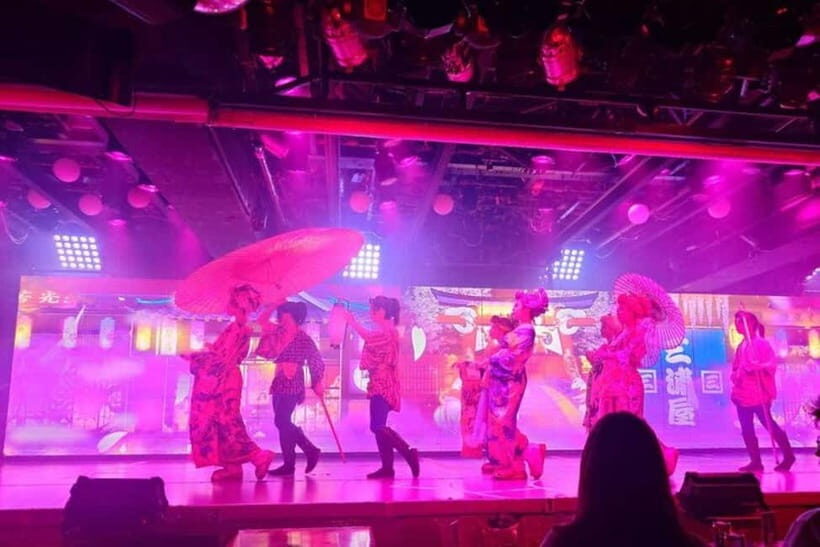 Samurai themed Entertainment show in Shinjuku - The Shinjuku setting: fun performance, mixed neighborhood vibes