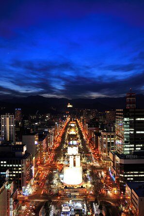 Sapporo TV Tower - Daylight vs Illumination: When to Time Your Photos