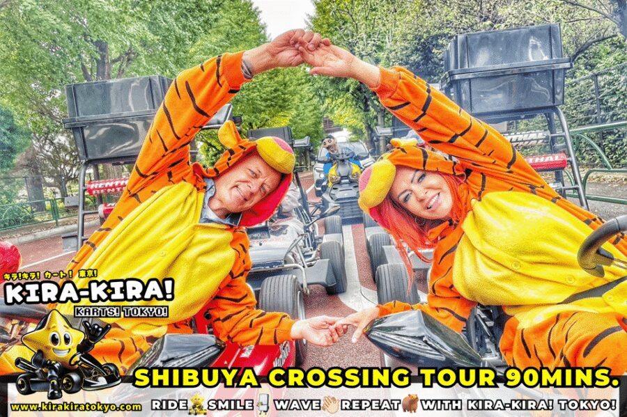 Shibuya Crossing x Tokyo Tower and more! Go-Kart Tour - Tokyo Tower as your first skyline hit
