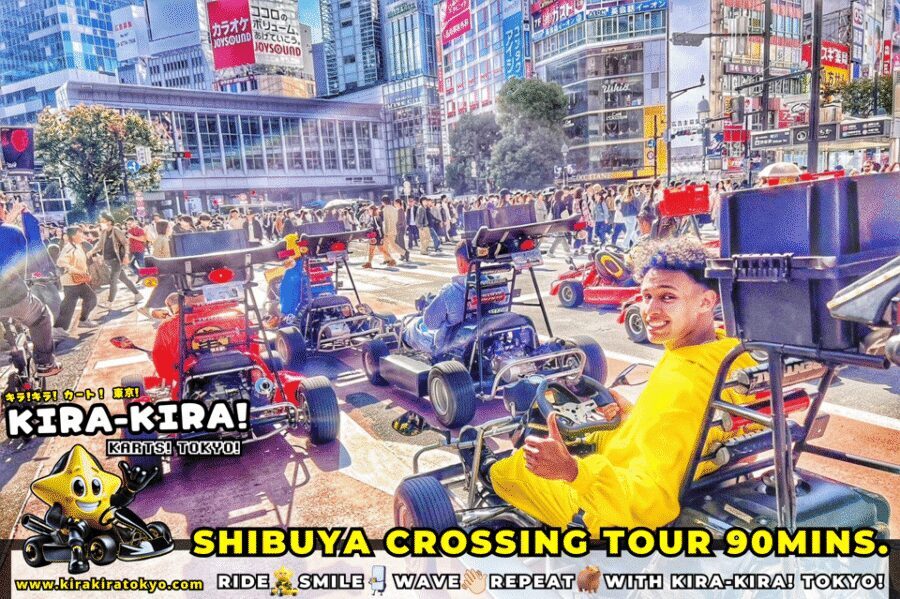 Shibuya Crossing x Tokyo Tower and more! Go-Kart Tour - Roppongi and Harajuku: where the pace stays fun