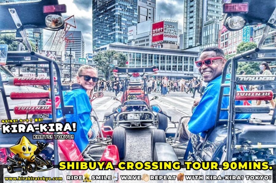Shibuya Crossing x Tokyo Tower and more! Go-Kart Tour - Shibuya Crossing: the photo moment that makes it real