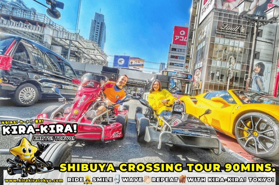 Shibuya Crossing x Tokyo Tower and more! Go-Kart Tour - Photos and costumes: instant memories, not just screenshots