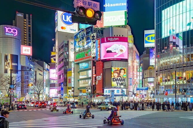 Shibuya Go Karting Tour with Funny Costume - The 1-hour go-kart loop: what the drive actually feels like