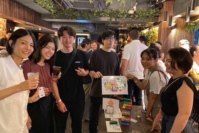 Shibuya Local "Solo Going" Int'l Party Unlimited Drink Ex. Sunday - The games: Uno, Jenga, and Trump as instant icebreakers