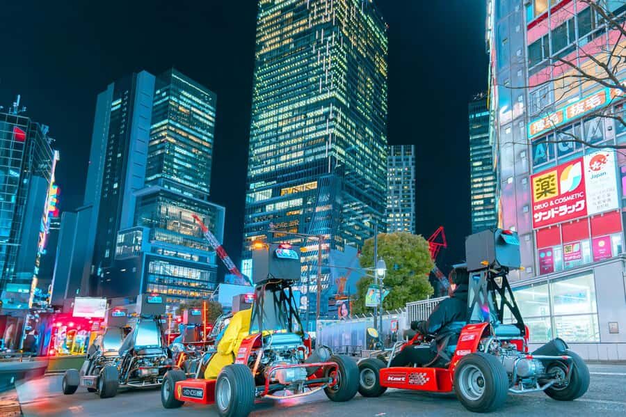 Shibuya#2 Go Karting Tour with Funny Costume - Your Route Through Shibuya Scramble, Omotesando, and Harajuku