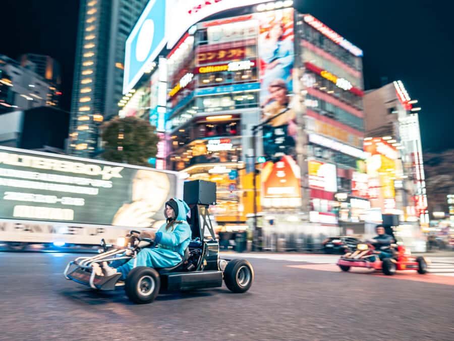Shibuya#2 Go Karting Tour with Funny Costume - Getting Set at Akiba Kart Shinjuku: Check-in, Limits, and License Reality