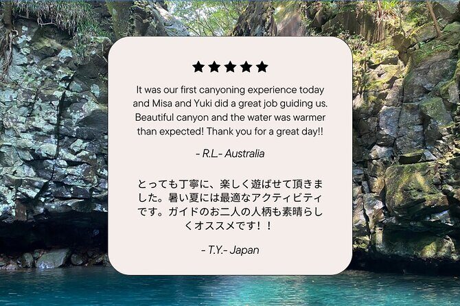 Shizuoka: Advanced Canyoning Activity near Mt. Fuji - Jump and rappel confidence: how to get through the scary moments