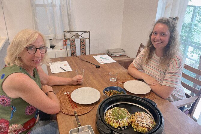 Small-Group Osaka-Style Okonomiyaki Cooking Class - While Yours Cooks: Stir-Fried Pork and Kimchi