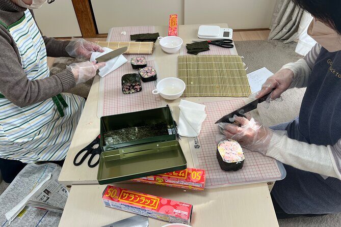 Special sushi rolls only available in Japan Making Experience - Getting to taste, then getting to take home